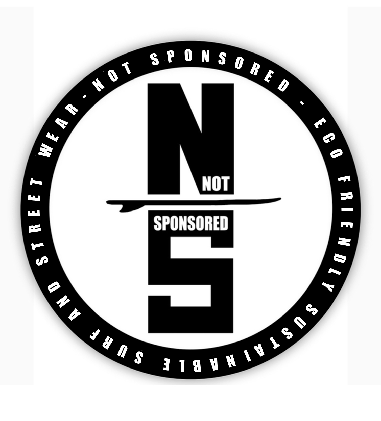 Not Sponsored Surf Wear logo